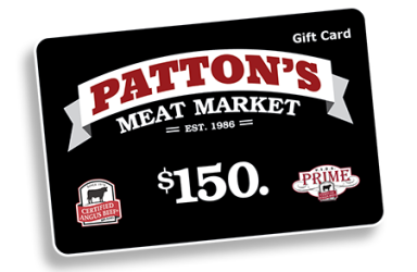 Patton's Meat Market $150 Gift Card